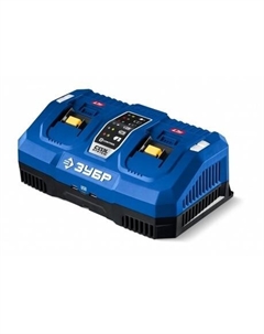 Зарядное устройство для LMS АКБ Turbo CHARGE, 20 В, 2 порта, 2 х 9 А, ПРОФЕССИОНАЛ (TC-20-2) Зубр