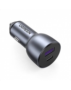 Автомобильное зарядное устройство UGREEN CD213 (60980) 42.5W Fast Car Charger серый Ugreen