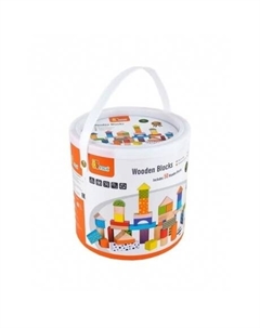 Конструктор "Городок" 50 деталей в ведре VG59695 Viga