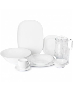 Столовый набор КАРИН БЕЛЫЙ 46 предметов N4781 Luminarc