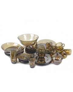 Столовый набор ОКЕАН ЭКЛИПС 45 пр, стекло Luminarc