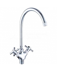 Смеситель для кухни Cron CN142 белый (CN46142-8)