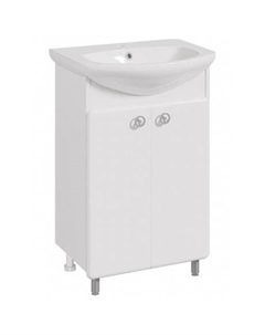 Тумба под раковину Runo (под умывальник Элеганс 55) Капри 55 (УТ000003778)