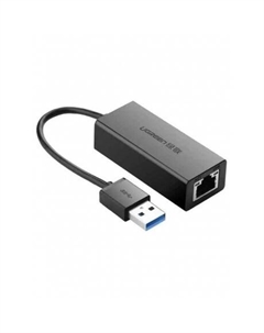 Адаптер UGREEN CR111 (20256) USB 3.0 Gigabit Ethernet Adapter черный Ugreen