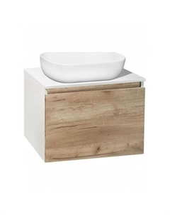 Тумба под раковину Runo крафт дуб Бари 60 (00-00001374)