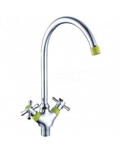 Смеситель для кухни Cron CN142 зеленый (CN46142-12)