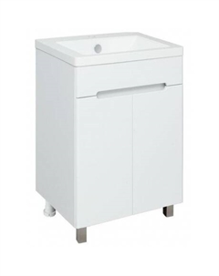 Тумба под раковину Runo напольная 2 двери (под умывальник Omega 60) Парма 60 (00-00001038)