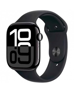 Умные часы Apple Watch Series 10 46mm S/M (MWWP3LW/A) Black with Black Band