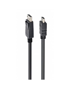 Кабель Gembird Cablexpert DisplayPort to HDMI 20M/19M 5m Black CC-DP-HDMI-5M