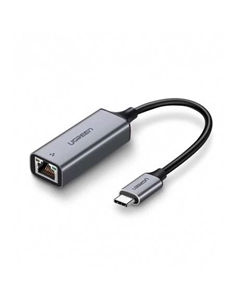 Адаптер UGREEN CM199 (50737) USB Type C to 10/100/1000M Ethernet Adapter серый космос Ugreen