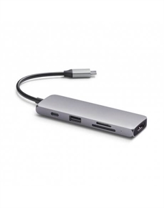 USB-хаб Satechi USB-C Multiport Pro для Macbook с портом USB-C серый космос