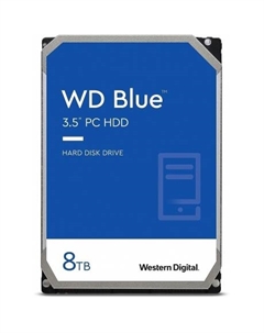 Жесткий диск WD SATA-III 8TB WD80EAAZ Desktop Blue (5640rpm) 256Mb 3.5" Wd