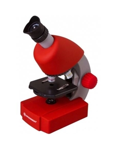 Микроскоп Junior 40x-640x, красный Bresser
