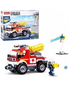 Конструктор "Огонь.Пожарная машина" 192 детали в коробке Sluban