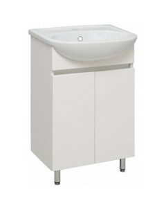 Тумба под раковину Runo белая (под умывальник Уют 50 ) Лада 50 (00-00001162)