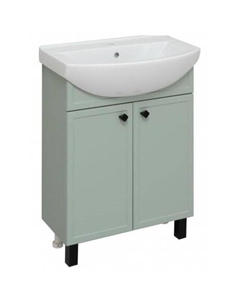 Тумба под раковину Runo мята (под умывальник Best 65 ) Римини 65 (00-00001273)