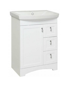 Тумба под раковину Runo (под умывальник Carina 60) Мерида 60 (00-00000823)