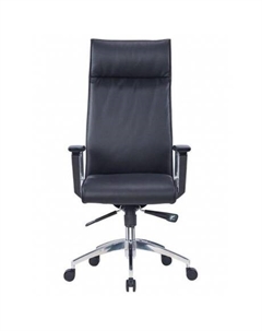 Кресло руководителя CS-LBK-BARSELONA кожа крестов. алюминий Cactus