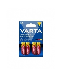 Батарейка LONGLIFE MAX POWER LR6 AA BL4 1.5V (4706101404) Varta