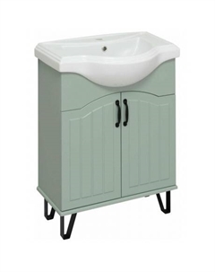 Тумба под раковину Runo мята (под умывальник Классик 65 ) Марсель 65 (00-00001217)
