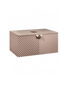 Тумба RUNO Андорра 85 кашемир серый дуб какао подвесная под накладной умывальник (00-00002017) Runo