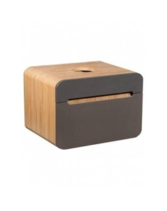 Тумба RUNO Ницца 60 дуб натуральный графит подвесная под накладной умывальник (00-00002123) Runo