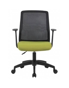 Кресло CS-MC222-BKGN черный сиденье салатовый сетка/ткань низк.спин. крестов. пластик пластик черный Cactus