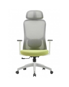 Кресло CS-GMC515-GYGN серый сиденье салатовый сетка/ткань с подголов. крестов. пластик пластик серый Cactus