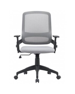 Кресло CS-MC313-BKGY черный/серый сетка/ткань низк.спин. крестов. пластик пластик черный Cactus