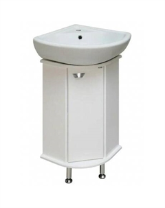 Тумба под раковину Runo угловая (под умывальник Элегия ) Браво 40 (00000000947)