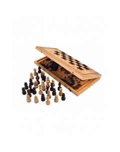 Игра 2 в 1 "Шахматы, нарды" арт.Шк-2 (400*210*35) /12 No name