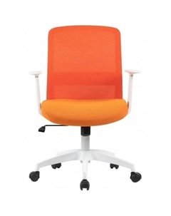 Кресло CS-WMC333-OR оранжевый сиденье оранжевый сетка/ткань низк.спин. крестов. пластик пластик белый Cactus