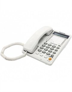 Телефон проводной Panasonic KX-TS2365RUW белый