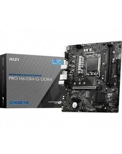 Материнская плата MSI PRO H610M-G DDR4 Msi