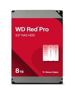 Жесткий диск WD SATA-III 8TB WD8005FFBX NAS Red Pro (7200rpm) 256Mb 3.5" Wd