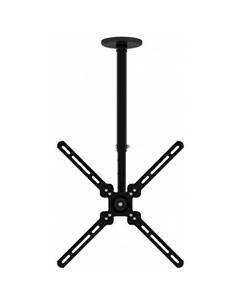 Кронштейн для телевизора CS-CP07 черный 23"-55" макс.45кг потолочный поворот и наклон Cactus