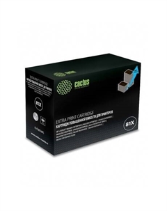 Картридж лазерный Cactus CS-CF281X-MPS черный (30000стр.) для HP LJ Ent M630/M605dn/M606dn/M605x