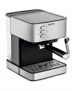 Кофеварка рожковая Vitek VT-1504 1050Вт нержавеющая сталь