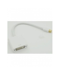 Переходник miniDisplayPort (m) DVI (f) белый No name