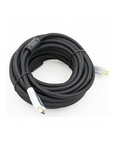 Кабель аудио-видео HDMI (m)/HDMI (m) 10м. феррит.кольца Позолоченные контакты черный No name