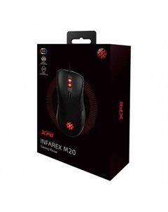 Мышь игровая INFAREX M20 (5 кнопок, OMRON, 5000 dpi, RGB подсветка, USB) Xpg