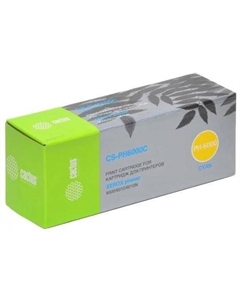 Картридж Cactus CS-PH6000C (106R01631) для Xerox Phaser 6000/6010 голубой