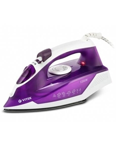Утюг Vitek VT-8308 2200Вт фиолетовый/белый