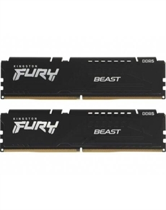 Оперативная память Kingston DDR5 DIMM FURY Beast Black 32Gb (kit 2x16Gb), 6800Mhz, [KF568C34BBK2-32] CL34
