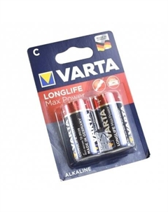 Батарейка LONGLIFE MAX POWER LR14 C BL2 1.5V (4714101402) Varta