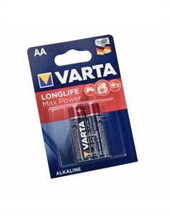 Батарейка LONGLIFE MAX POWER LR6 AA BL2 1.5V (4706101412) Varta