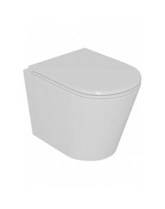 Унитаз D&K подвесной безободковый (торнадо), сиденье микролифт Venice (DT1026516) D&k