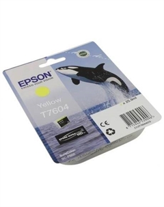 Картридж T7604 (C13T76044010) для SureColor SC-P600, желтый Epson