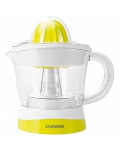 Соковыжималка цитрусовая Starwind SJ1121 30Вт рез.сок.:700мл. желтый/прозрачный