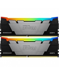 Память оперативная Kingston 16GB 4600MT/s DDR4 KF446C19RB2AK2/16 CL19 DIMM (Kit of 2) FURY Renegade RGB